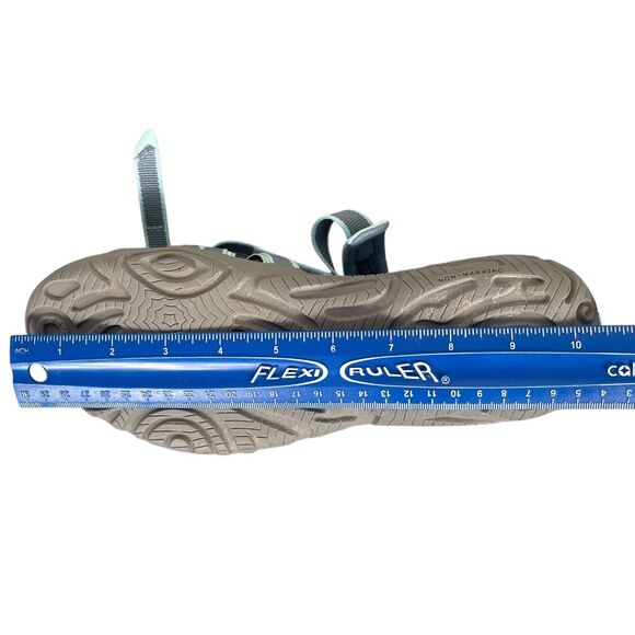 TEVA Tirra Sandals Size 7Y Youth 7 Alaskan Blue Gray Strappy Hiking Adventure - Picture 6 of 16